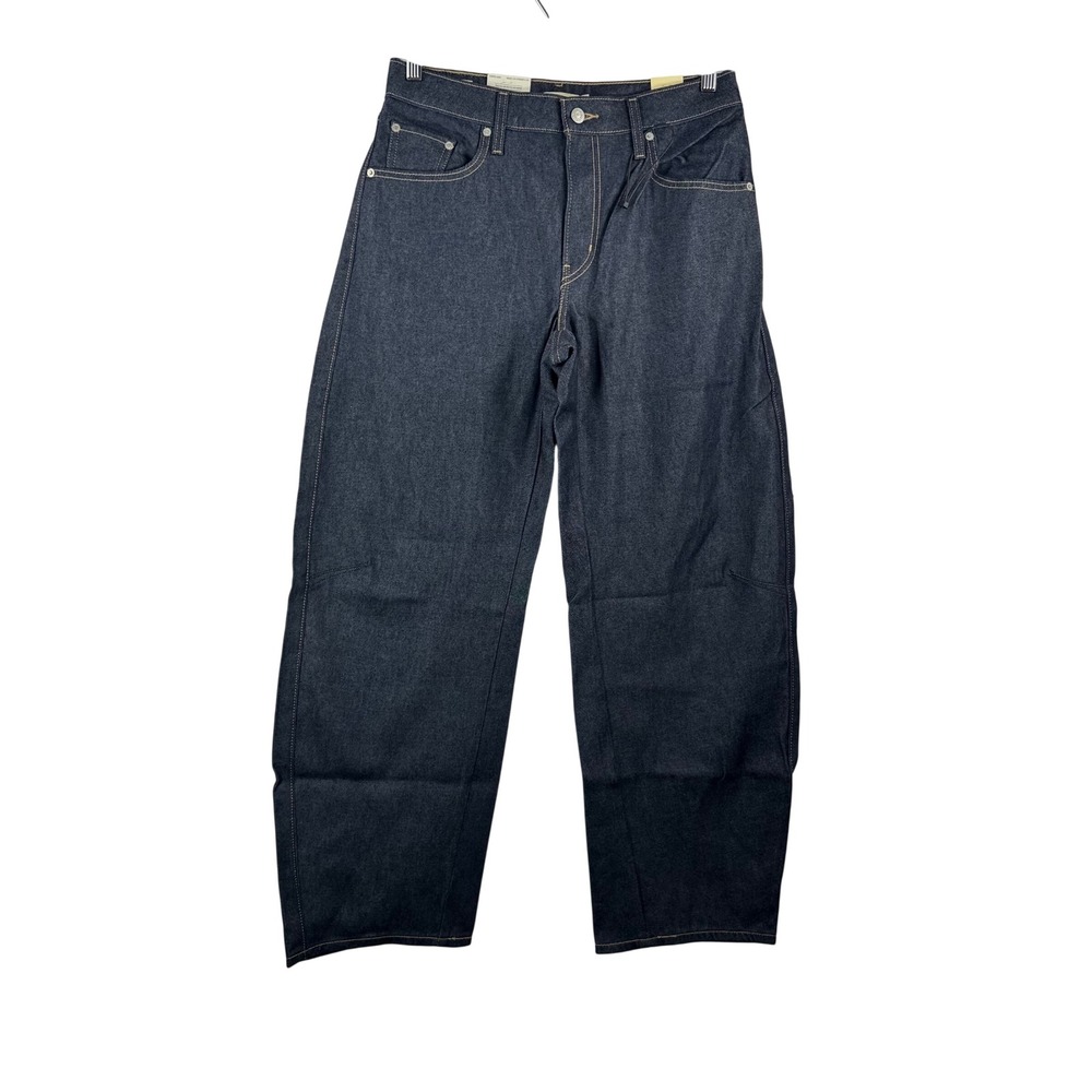 Levi's Baggy Dad Barrel Jeans 29 Indigo Blue Wide Leg boho retro minimalist